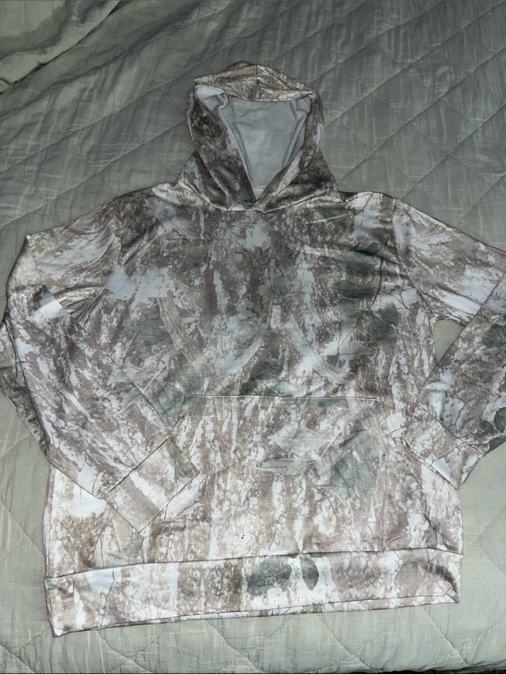 Women’s S lightweight Hooded Pullover hoodie light Camo